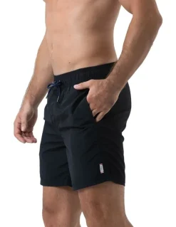 Coast Clothing Co Mens Essential Swim Shorts in Black