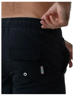 Coast Clothing Co Mens Essential Swim Shorts in Black