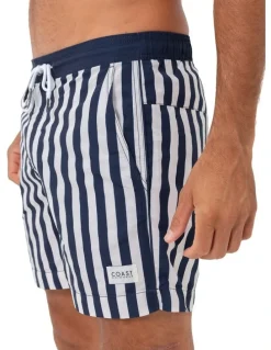 Coast Clothing Co Monaco Premium Swim Shorts in Navy