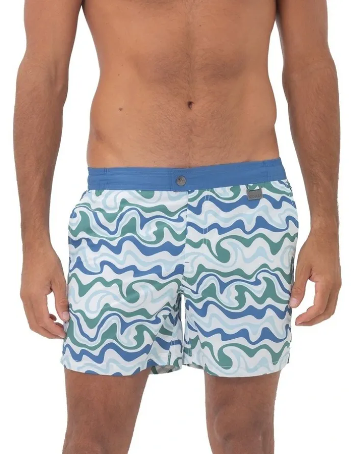 Coast Clothing Co Palm Springs Swim Shorts in Blue