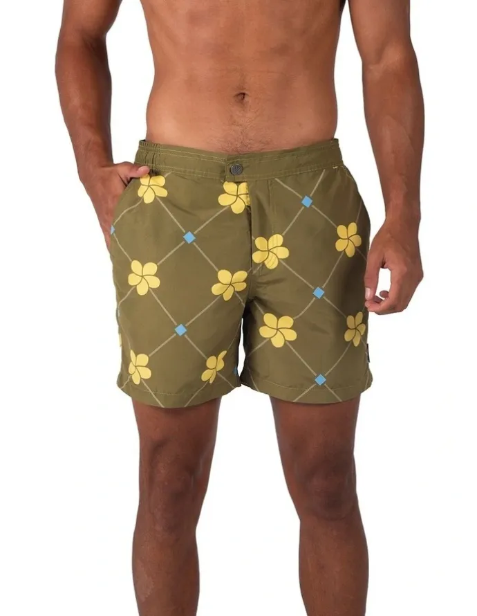 Coast Clothing Co Sydney Boardshorts in Olive