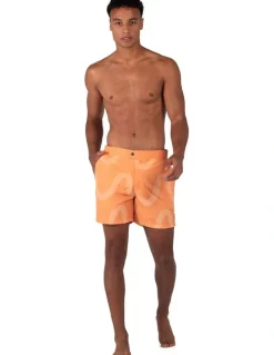 Coast Clothing Co Sydney Coffs Boardshorts in Orange