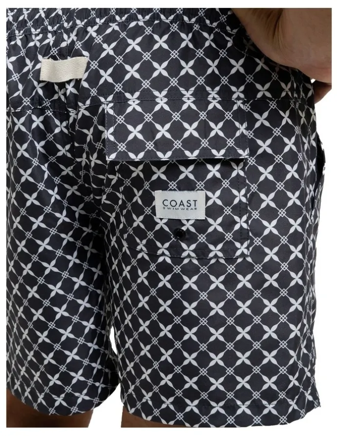 Coast Clothing Co Tuscany Swim Shorts in Charcoal