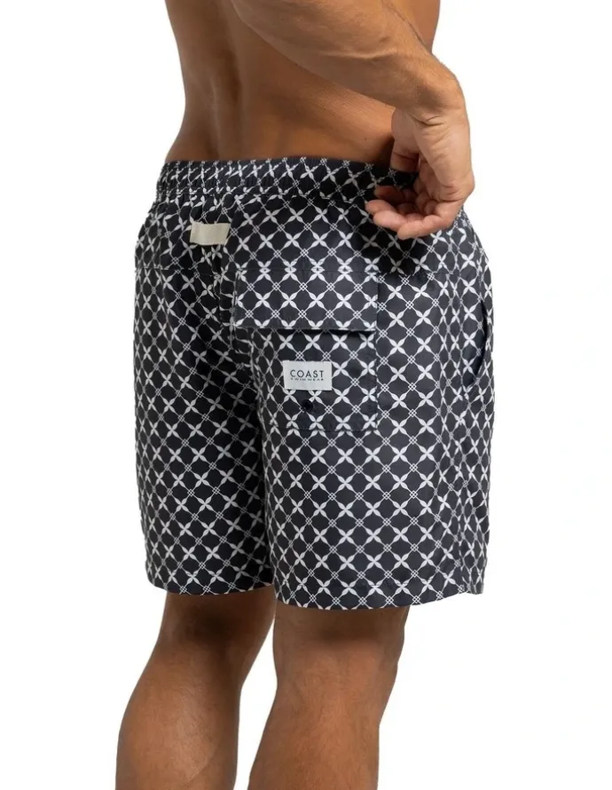 Coast Clothing Co Tuscany Swim Shorts in Charcoal