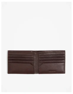 Country Road Billfold With Credit Card Case in Chocolate