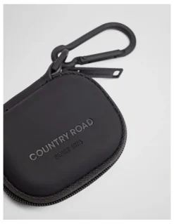 Country Road Country Road Earphone Case in Black