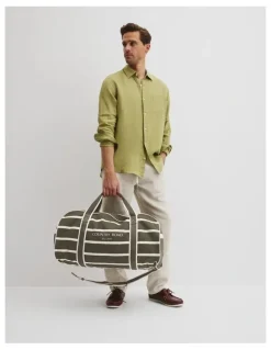 Country Road Country Road Logo Tote in Thyme Stripe