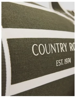 Country Road Country Road Logo Tote in Thyme Stripe