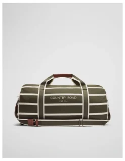 Country Road Country Road Logo Tote in Thyme Stripe