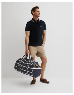 Country Road Country Road Logo Tote in Navy Stripe