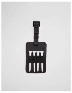 Country Road Cr Golf Tee Bag Tag in Black