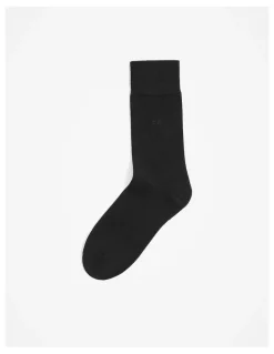 Country Road Cushion Foot Sock in Black