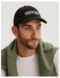Country Road Heritage Cap in Black