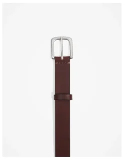 Country Road Leather Chino Belt in Chocolate