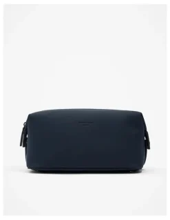 Country Road Recycled Blend Logo Wash Bag in Navy