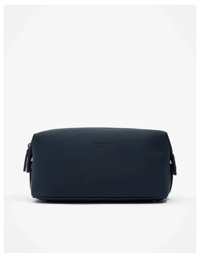 Country Road Recycled Blend Logo Wash Bag in Navy