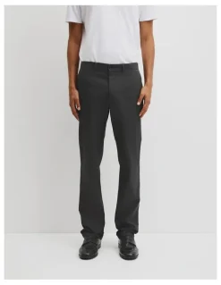 Country Road Regular Fit Travel Trouser in Charcoal