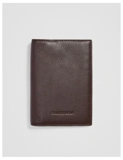 Country Road Rhys Passport Wallet in Chocolate