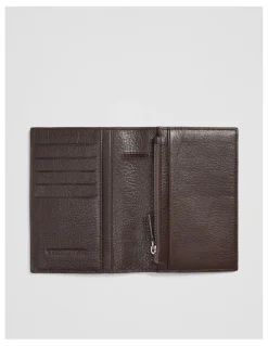 Country Road Rhys Passport Wallet in Chocolate