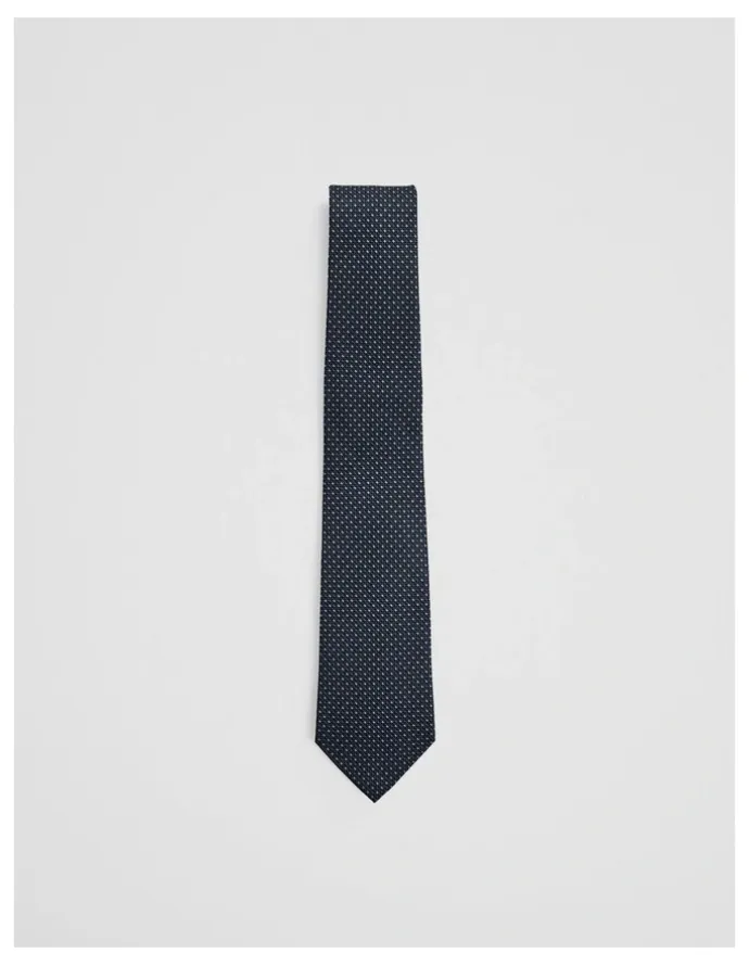 Country Road Silk Jacquard Tie in Blue Multi