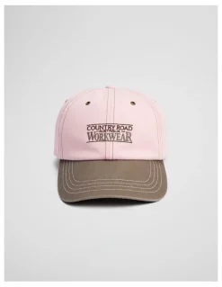 Country Road Workwear Cap in Blossom Pink