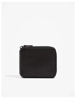 Country Road Zip-Around Wallet in Black