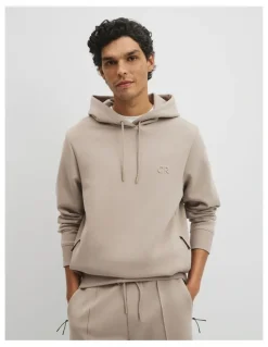 Country Road Athleisure Hooded Sweat in Taupe