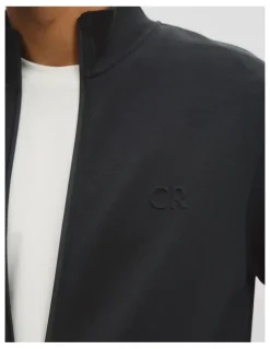 Country Road Athleisure Zip Through Sweat in Black