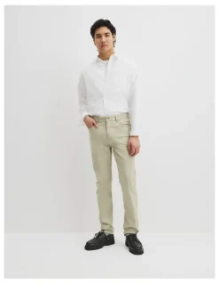 Country Road Australian Cotton Tapered Five Pocket Pant in Ash