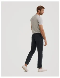 Country Road Australian Cotton Standard Fit Stretch Chino in Navy