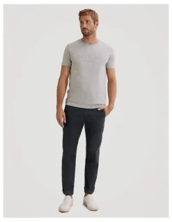 Country Road Australian Cotton Standard Fit Stretch Chino in Navy