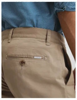 Country Road Australian Cotton Slim Fit Stretch Chino in Birch