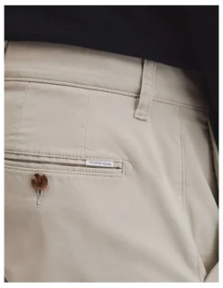 Country Road Australian Cotton Slim Fit Stretch Chino in Pebble