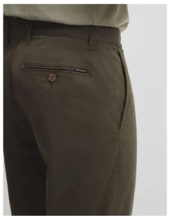 Country Road Australian Cotton Standard Fit Stretch Chino in Willow