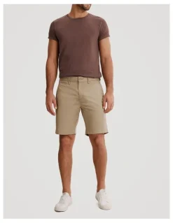 Country Road Australian Cotton Stretch Chino Short in Birch