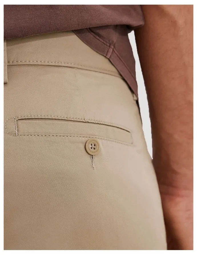 Country Road Australian Cotton Stretch Chino Short in Birch