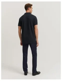 Country Road Australian Cotton Pique Polo in Navy