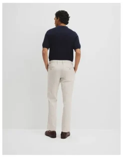 Country Road Linen Cotton Pant in Oat