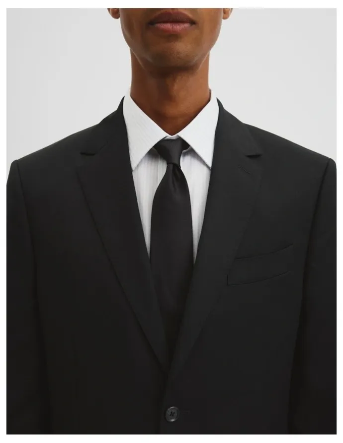 Country Road Silk Textured Tie in Black