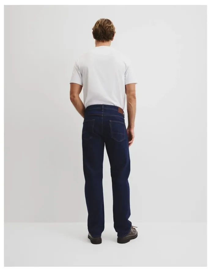 Country Road Straight Leg Australian Cotton Jean in Rinse Wash
