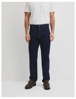 Country Road Straight Leg Australian Cotton Jean in Rinse Wash