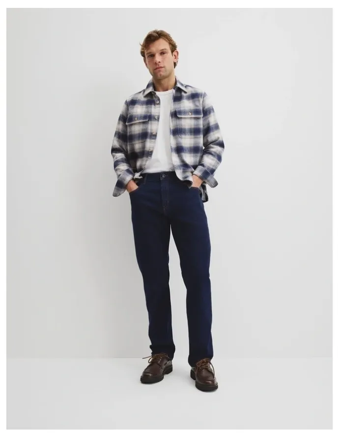 Country Road Straight Leg Australian Cotton Jean in Rinse Wash