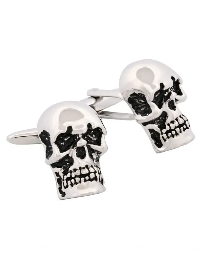 Cudworth Antique Skull Cufflinks