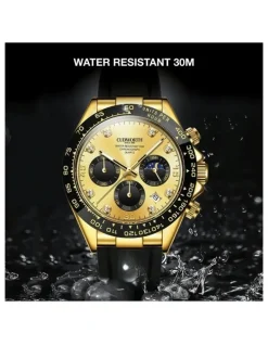 Cudworth Apex Chronograph Watch in Gold