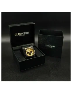 Cudworth Apex Chronograph Watch in Gold