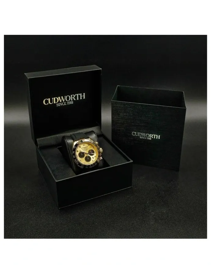 Cudworth Apex Chronograph Watch in Gold