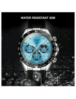 Cudworth Apex Chronograph Watch in Turquoise
