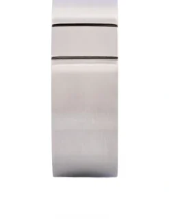 Cudworth Brushed & Polished Centre Stainless Steel Ring in Silver