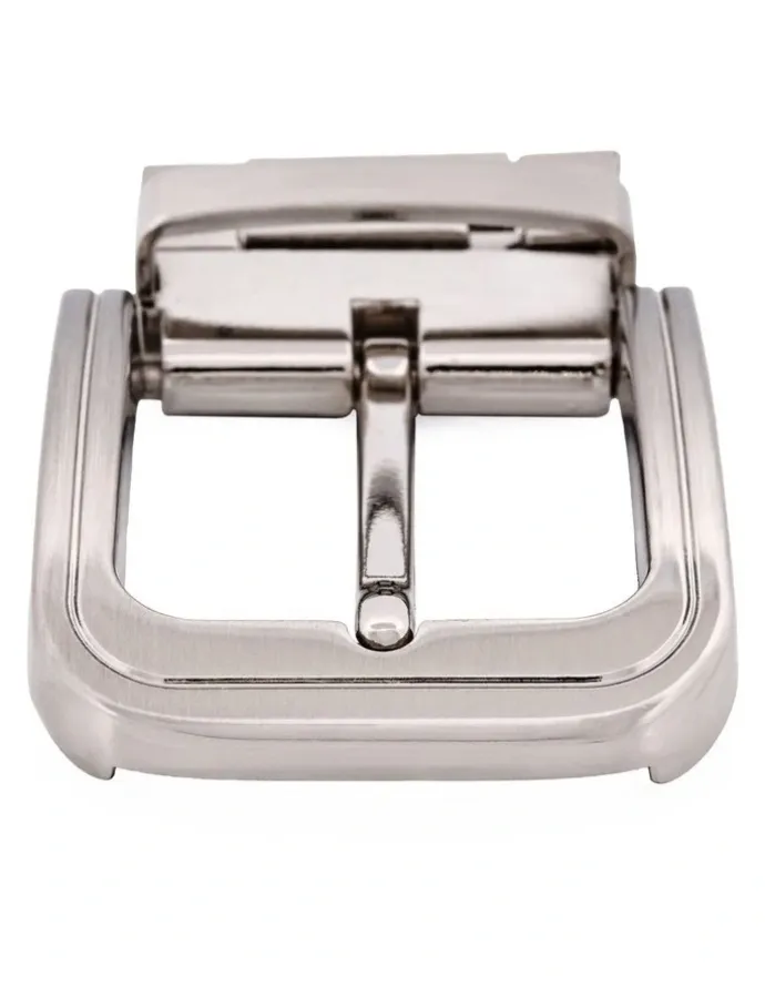Cudworth Brushed Belt Buckle in Silver