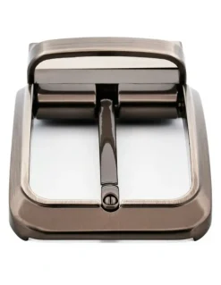 Cudworth Brushed Belt Buckle in Gunmetal